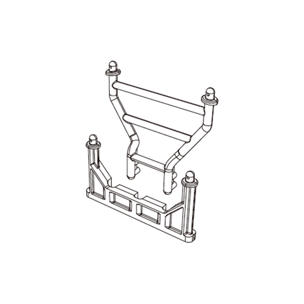 MX-P73282 Body shell mounts