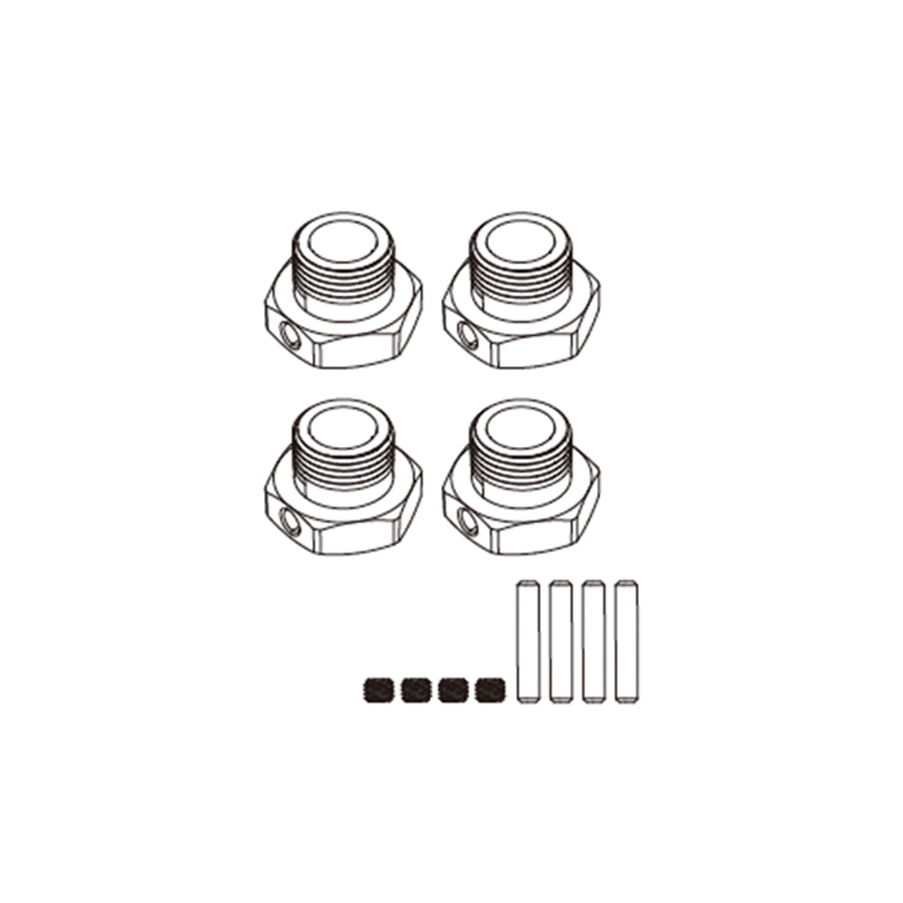 MX-P73440 Hex adapter