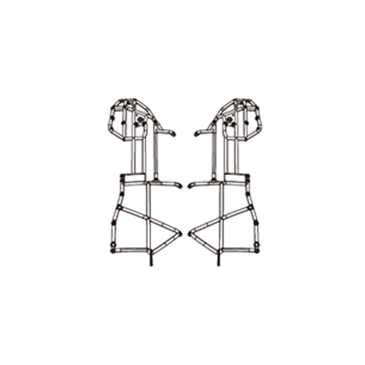 MX-P8PB07 Left & right side frame rails