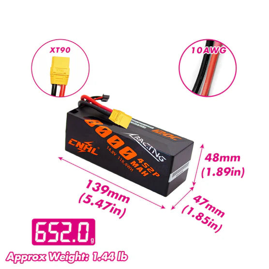 CNHL 4S 8000 mAh LiPo Hardcase – XT90