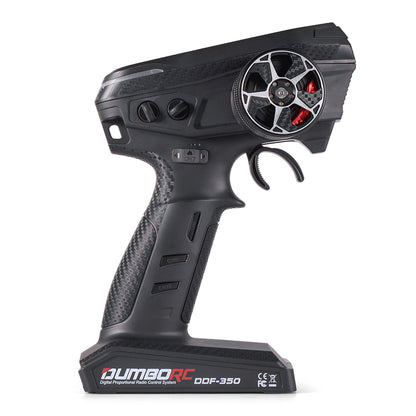 DumboRC DDF-350 2,4 GHz 10-kanals radiosystem med P6DCG gyromottagare