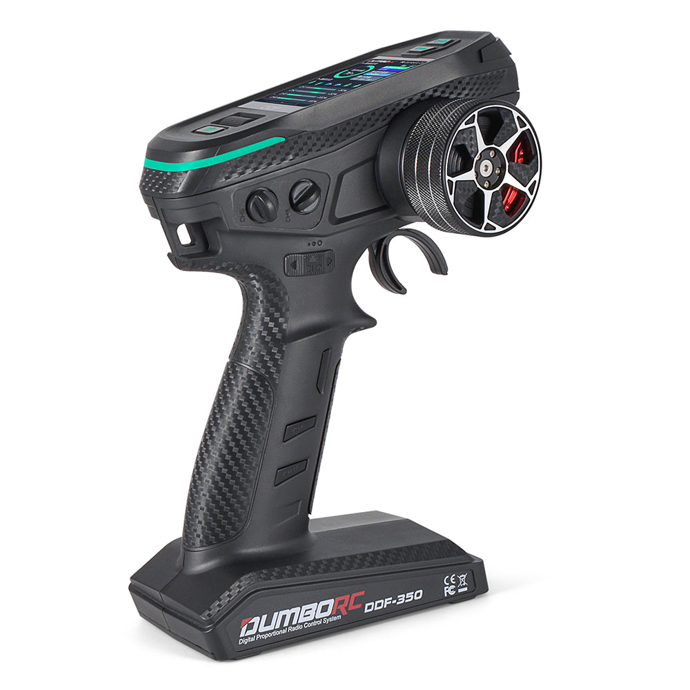 DumboRC DDF-350 2,4 GHz 10-kanals radiosystem med P6DCG gyromottagare