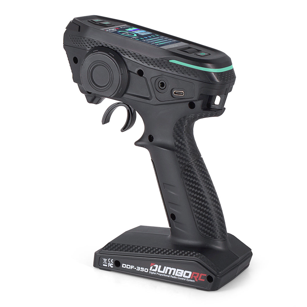 DumboRC DDF-350 2,4 GHz 10-kanals radiosystem med P6DCG gyromottagare