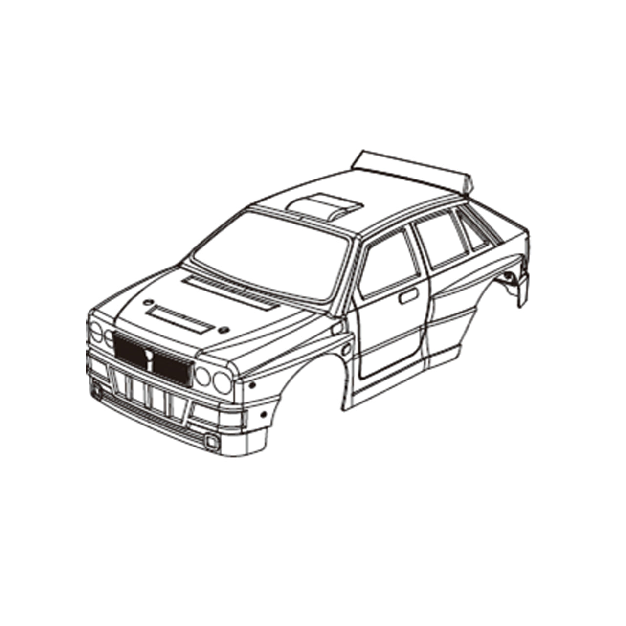 MX-1430L2 14302 body shell