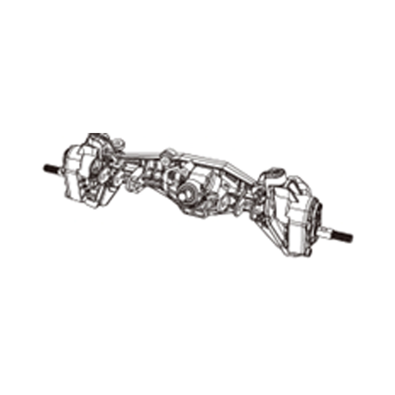 MX-P12YSA Front axle assembly