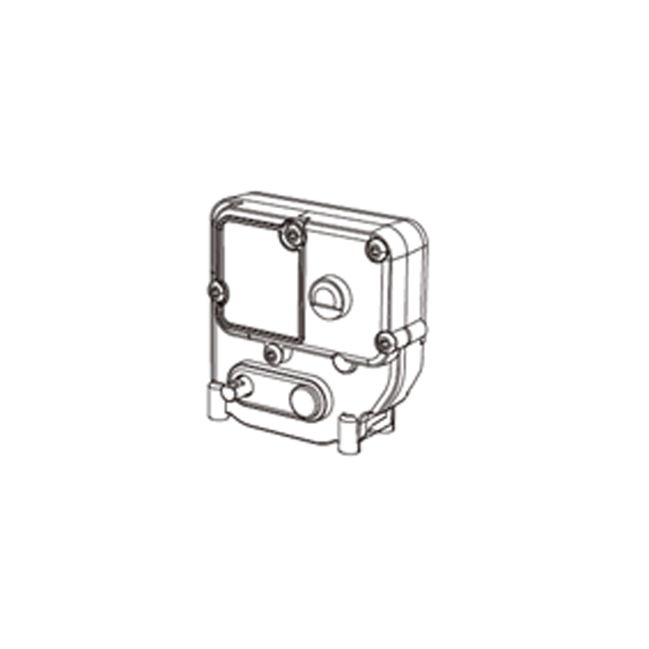 MX-P12YSC Gearbox (with gears, without motor output gear)