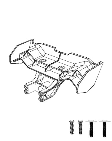 MX-P1412B Rear Wing / Spoiler