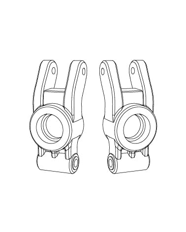 MX-P14267 Rear Hub Carrier / Rear Upright