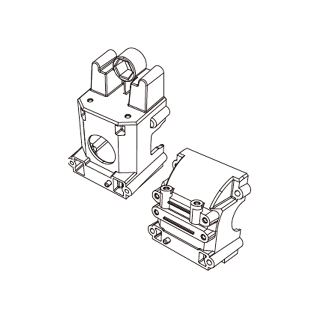 MX-P73160 Front differential base