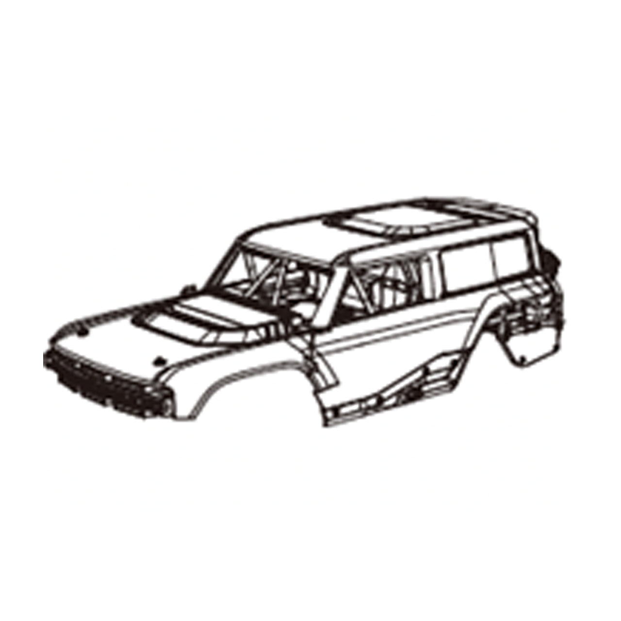 MX-P8PBS Body shell assembly