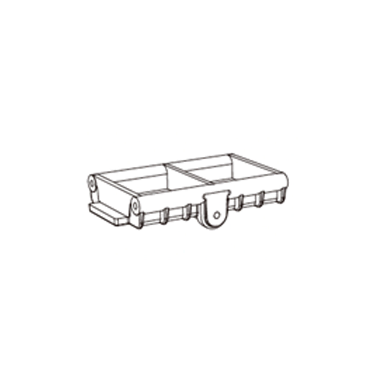 MX-P8PV06 Rear chassis brace / Rear link mount