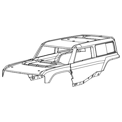 MX-P8PB01 Lexan body shell