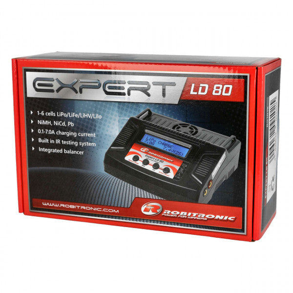Robitronic Expert LD 80 V2 Charger LiPo 1-6S 7A 80W