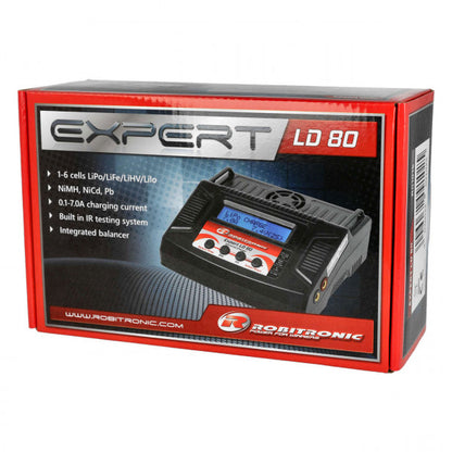 Robitronic Expert LD 80 V2 Charger LiPo 1-6S 7A 80W