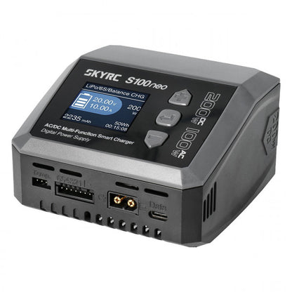 SkyRC S100 Neo LiPo-laddare 1–6S 10A 100W (AC)